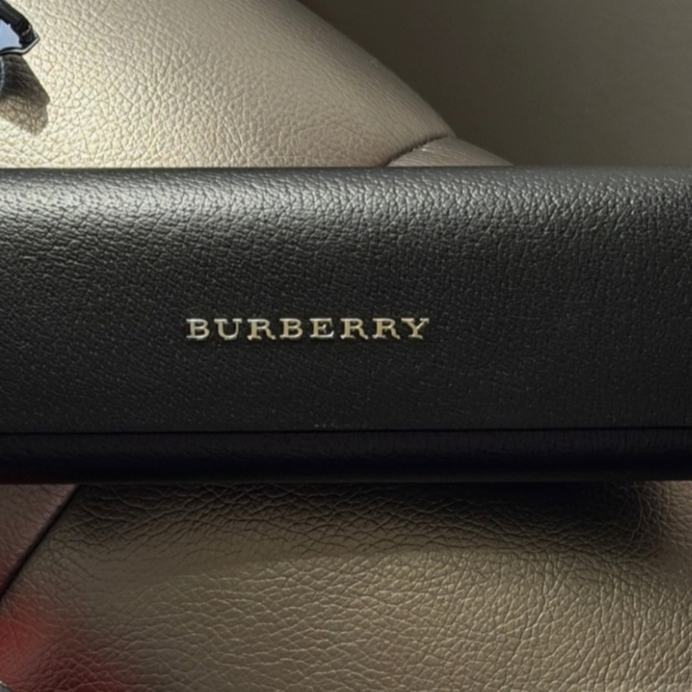Burberry Black and Gold Square Sunglasses - Picture 6 of 6